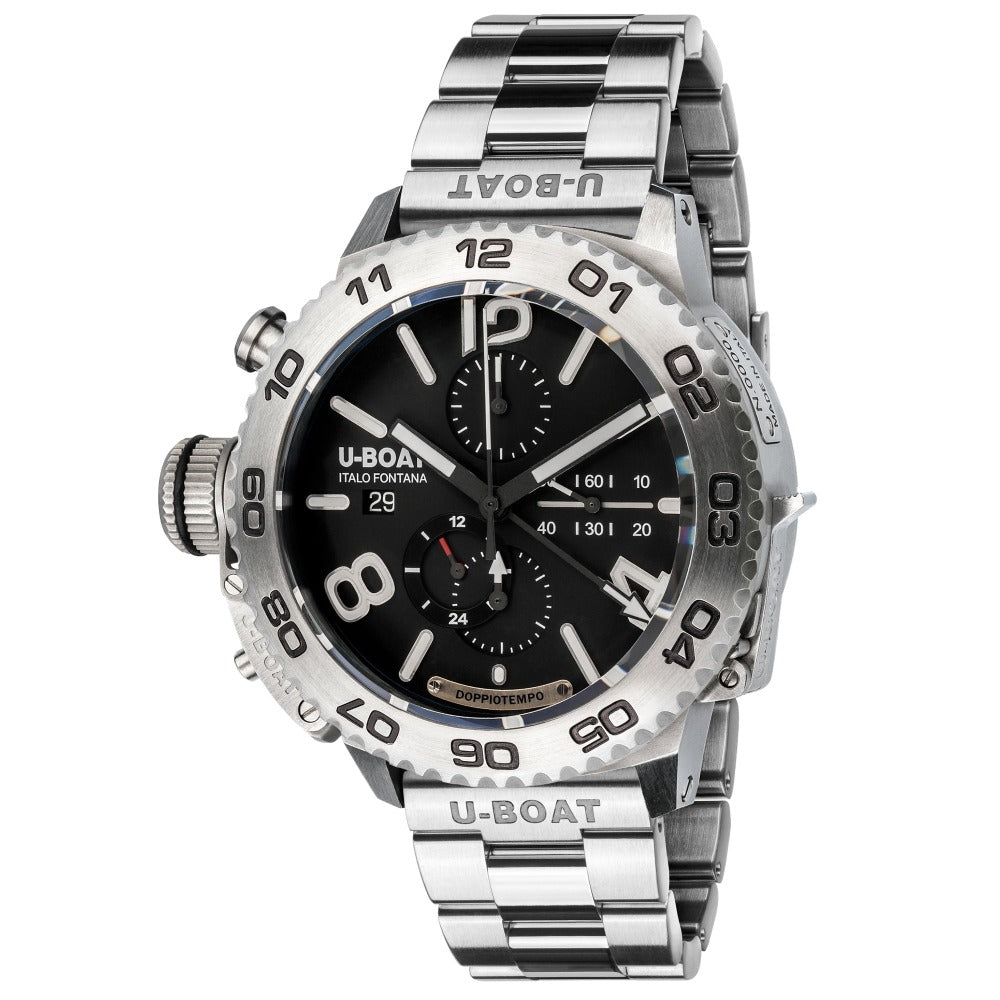 U-Boat Men's Doppiotempo Black Watch