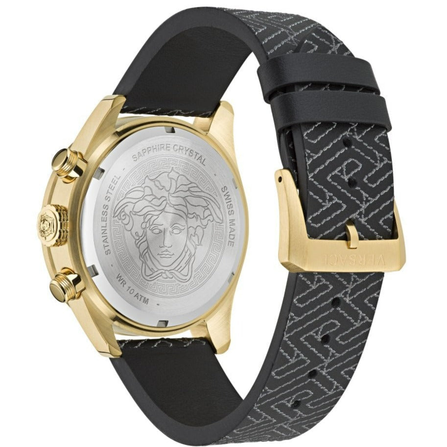 Versace Greca Dome Men's Grey Watch