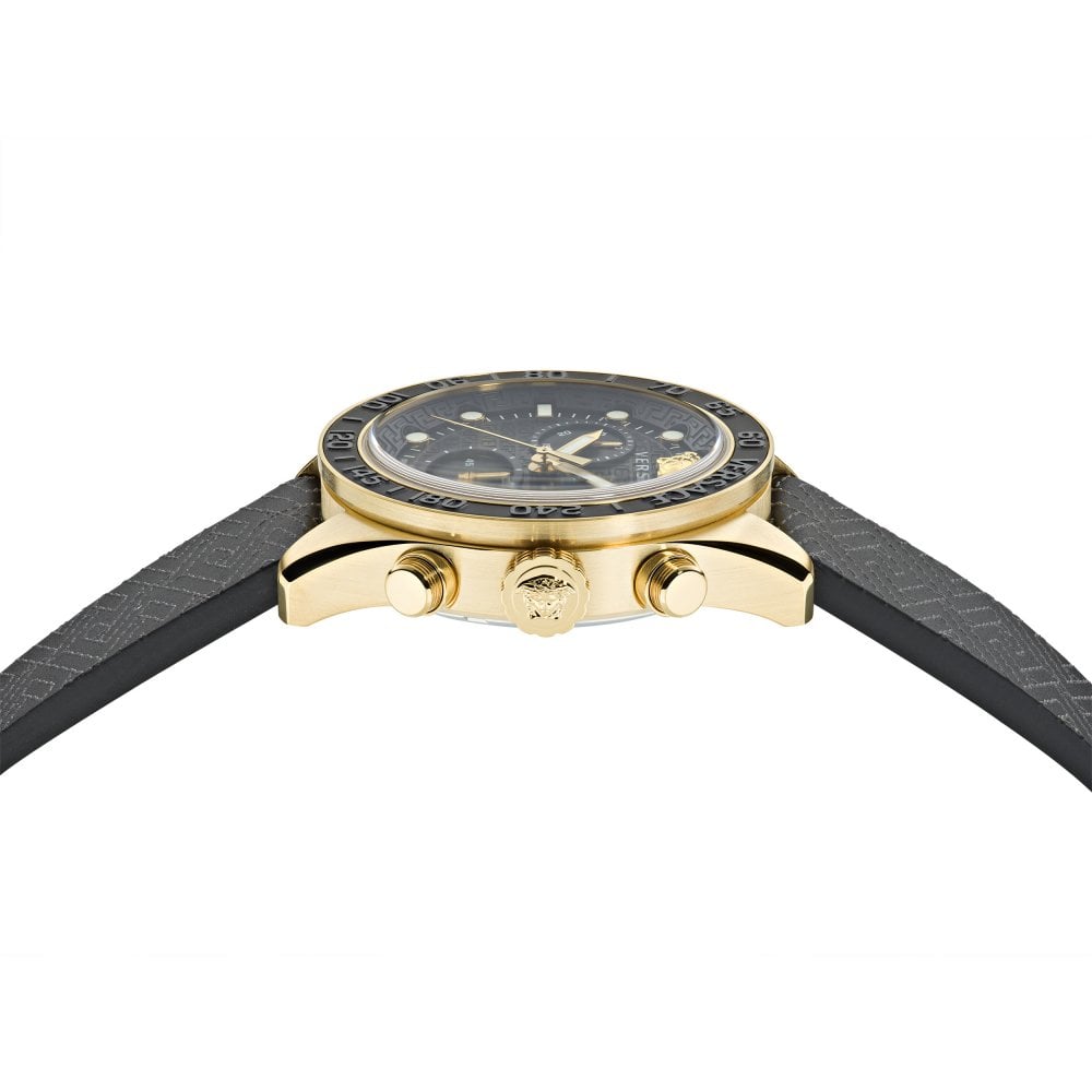 Versace Greca Dome Men's Grey Watch