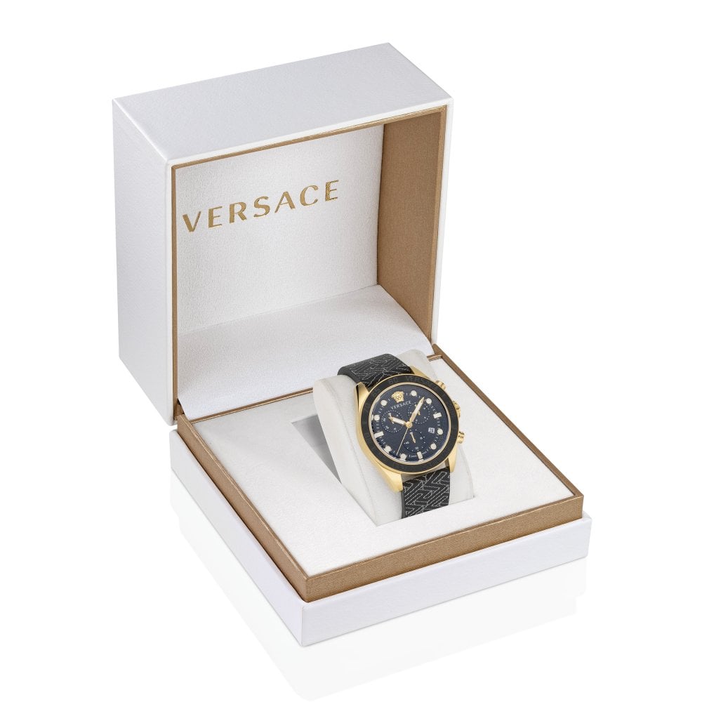Versace Greca Dome Men's Grey Watch