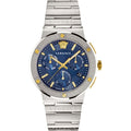 Versace Greca Logo CHR Men's Blue Watch