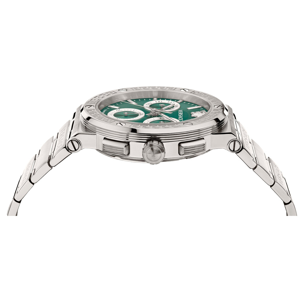 Versace Greca Logo Men's Green Watch