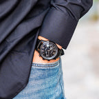 Vescari Chestor Men's Black Chrono Watch