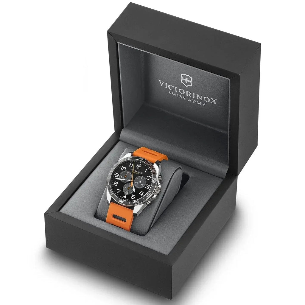 Victorinox Men's FieldForce Sport Chrono Orange Watch