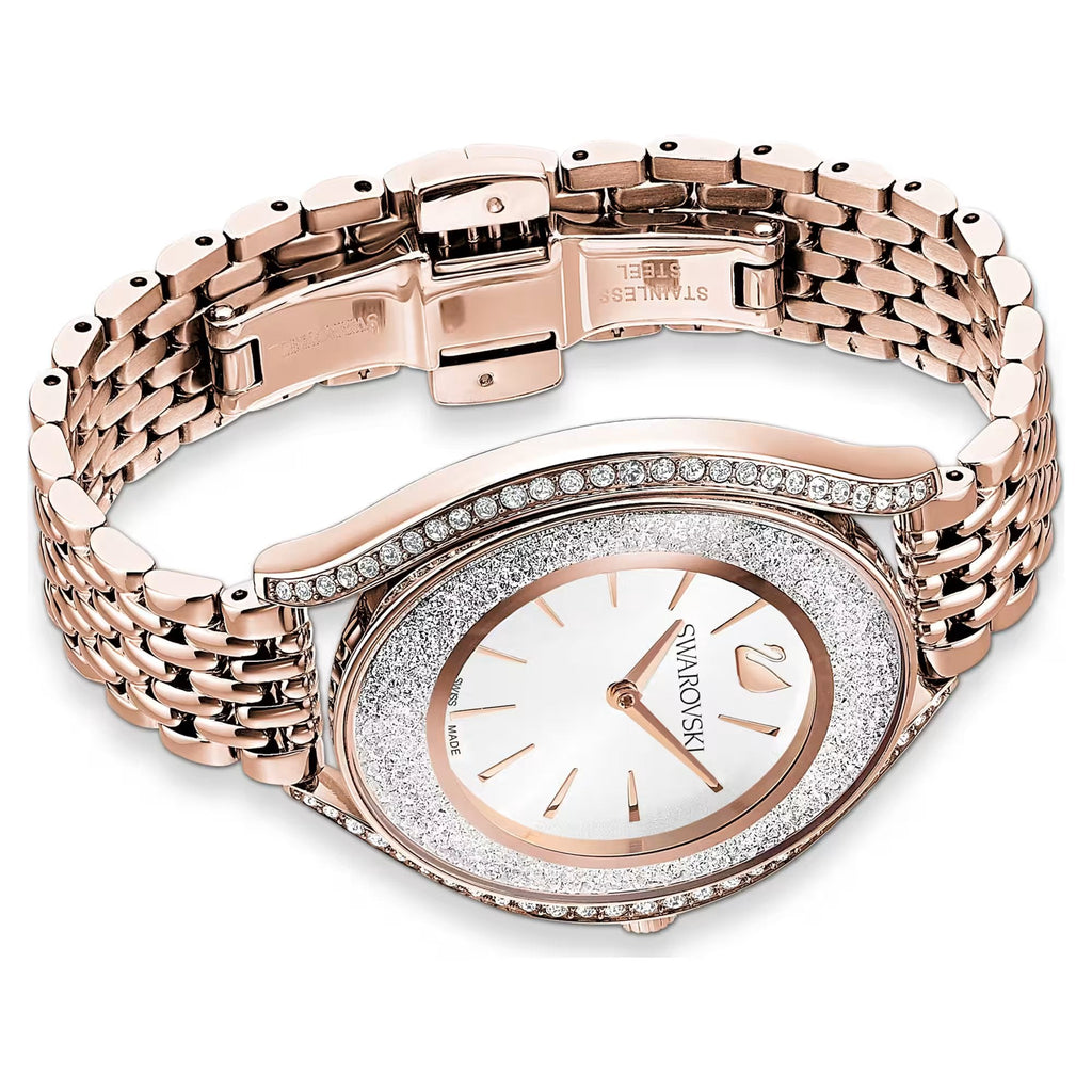 Swarovski Crystalline Aura Ladies Rose Gold Watch