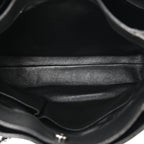 Iridescent Calfskin CC East West Shopping Tote Black
