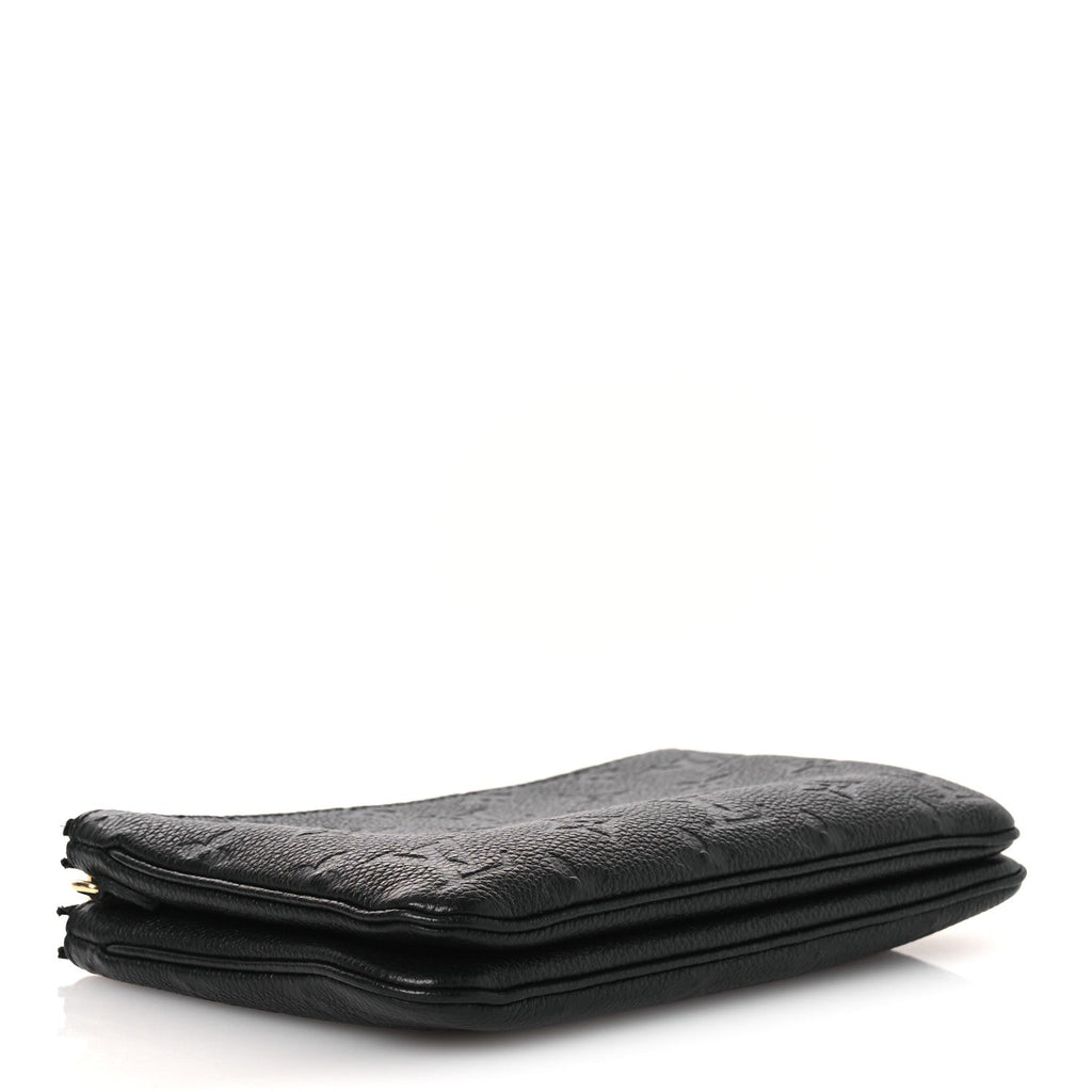 Empreinte Double Zip Pochette Black