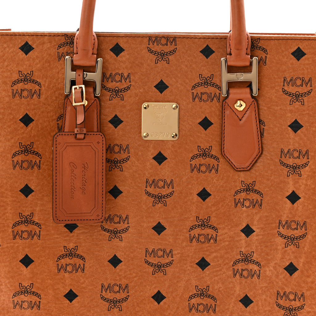 Visetos Large Munchen Tote Cognac
