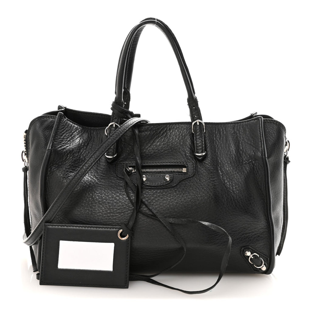 Veau Papier A6 Zip Around Tote Black