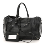 Veau Papier A6 Zip Around Tote Black