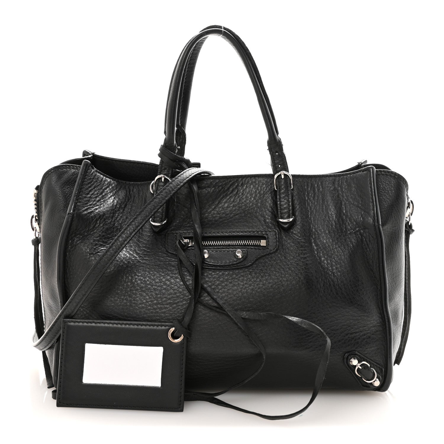 Veau Papier A6 Zip Around Tote Black