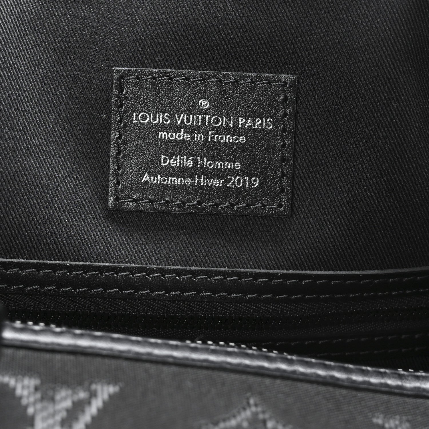 Jacquard Monogram Light Up Keepall Bandouliere 50  Black