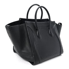 Supple Calfskin Medium Phantom Luggage Black