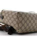 GG Supreme Monogram Margaux Calfskin Childrens Day Backpack Beige Ebony Cocoa Dark Chocolate
