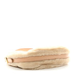 Shearling Arque Shoulder Bag Ecru Noisette