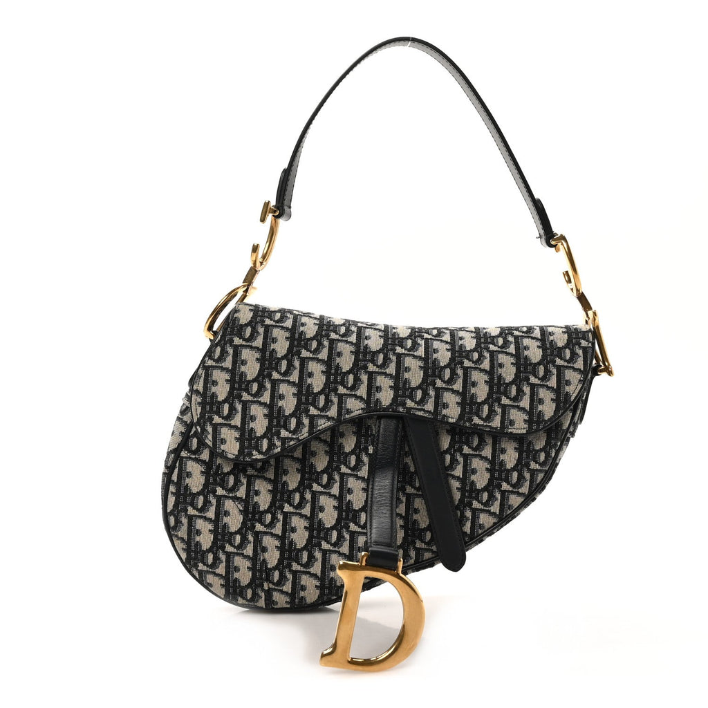 Oblique Saddle Bag Blue