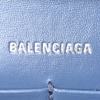 Denim BB Monogram Hourglass Chain Bag Blue