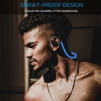 Wireless Sports Headsets Wireless V4.1 Neckband Earphones HD Stereo Sweat-proof Headphones Earbuds
