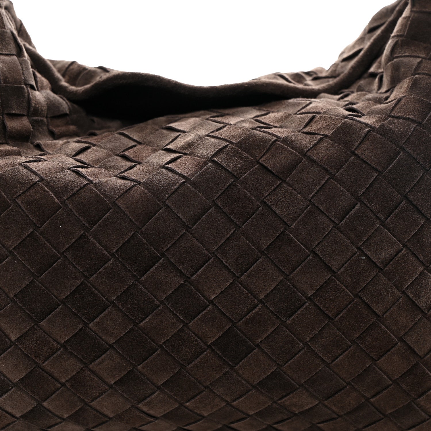 Suede Intrecciato Small Hop Fondant
