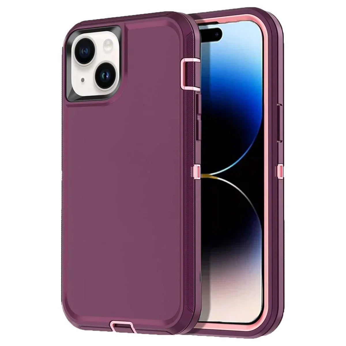 Entronix Case Compatible with iPhone 14 - Triple-Layer Heavy Duty Protection