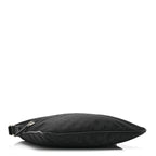 Nylon Monogram Small Flat Messenger Bag Black