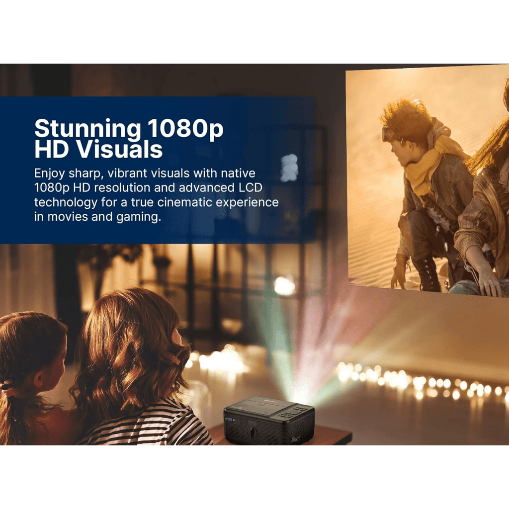 120" Home Theater LCD Projector with Built-In TV Tuner and DVD Player