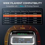 Filament Connector for PLA, PETG, TPU, ABS, PA, and Nylon with 200 PTFE Sleeves for 3D Printer Filament Heating