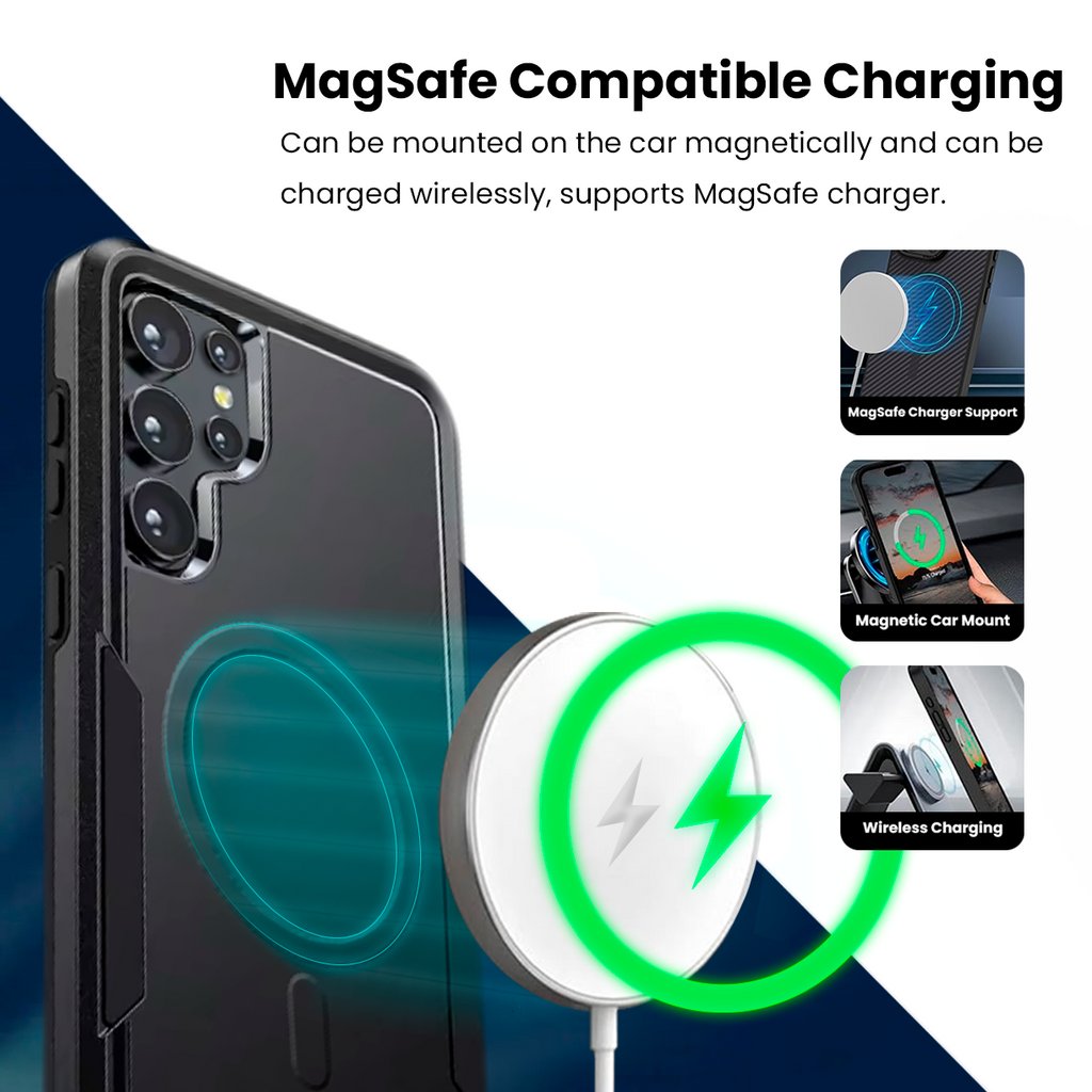 Entronix [Magnetic] Case Compatible with Galaxy S26 Ultra - Soft-Touch Dual-Layer Sleek Cover