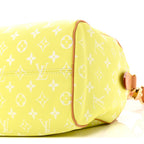 Calfskin Monogram Speedy P9 Bandouliere 25 Lemonade Yellow