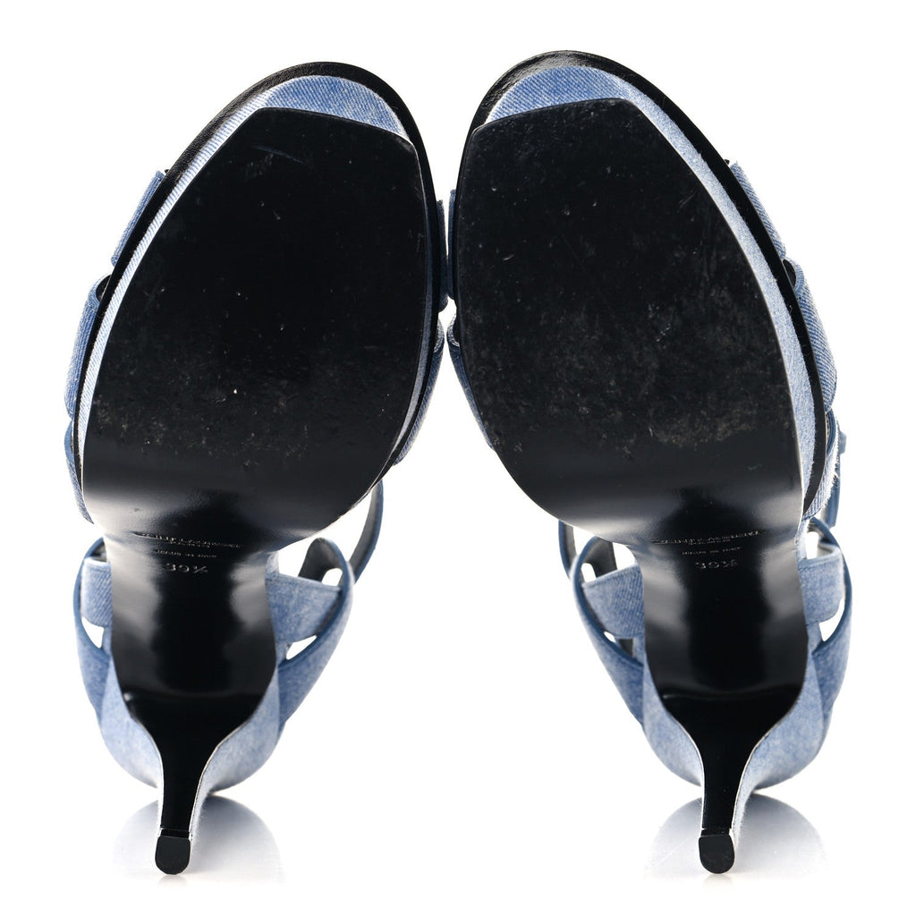 Denim Tribute 105 Platform Sandals 39.5 Blue