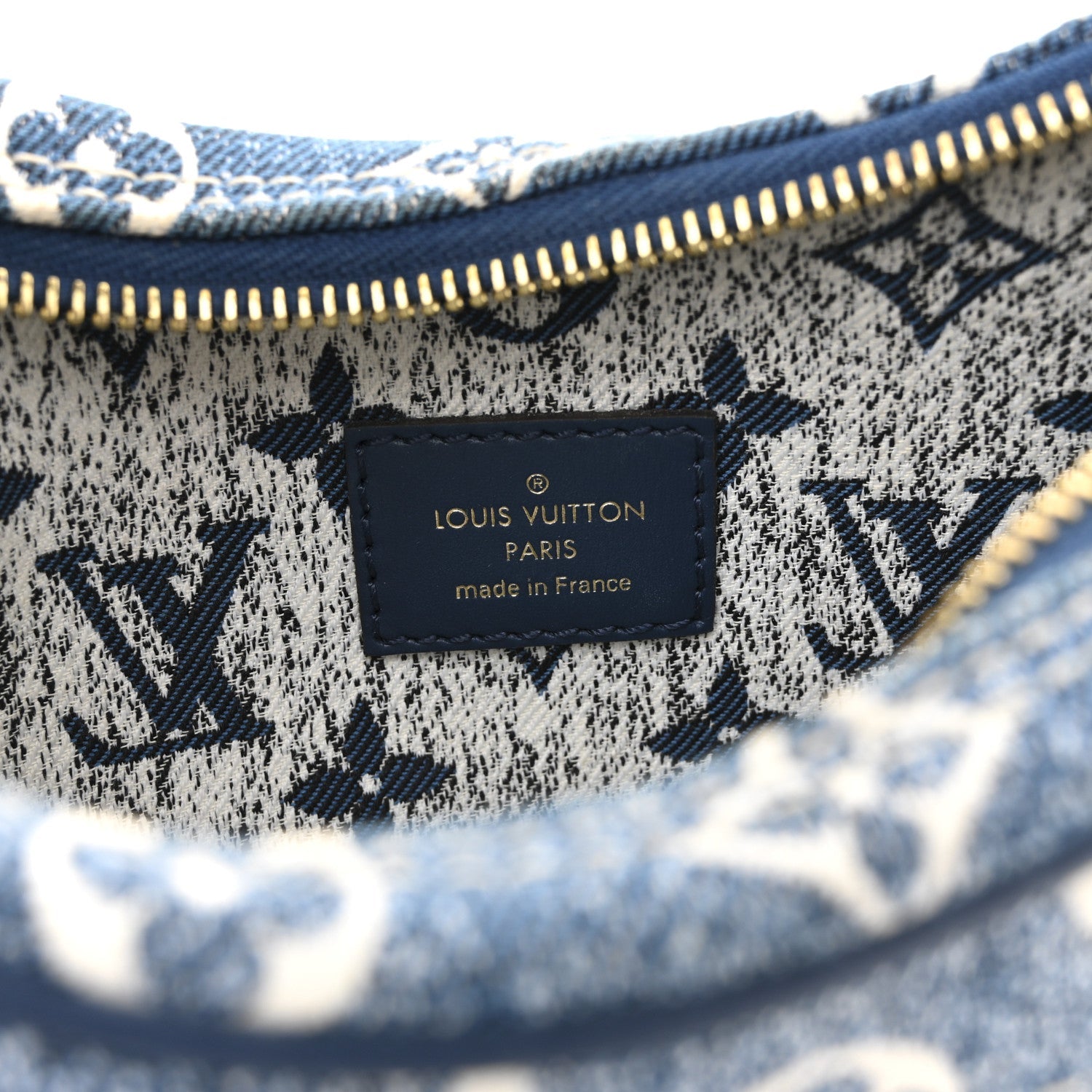Monogram Jacquard Denim Loop Bleu