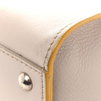 Vitello Seta Burro Medium Peekaboo Iconic Satchel Grigio Polvere Mattone