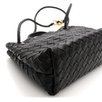 Nappa Intrecciato Small Andiamo Shoulder Bag Fondant
