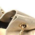 Metallic Lambskin Quilted Small In Seoul Backpack Light Gold