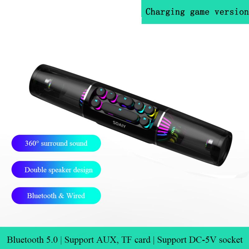 3D Surround Soundbar Computer Speaker Wired LouldSpeakers Subwoofer music center larger power Sound bar for Laptop PC Theater TV - Charging Version 2