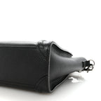 Drummed Calfskin Nano Luggage Black