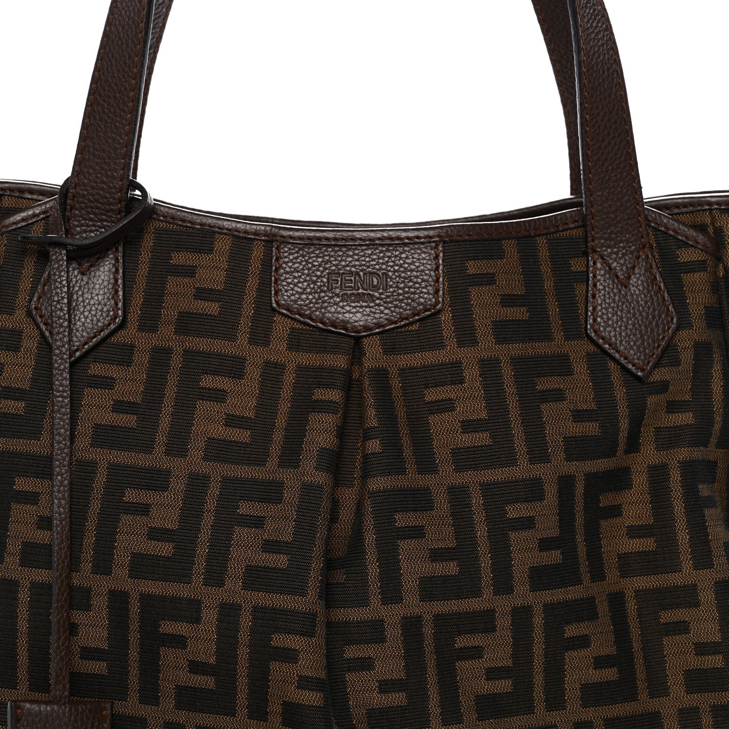 Zucca Vitello Artic Medium Shopping Tote Tobacco Castagna