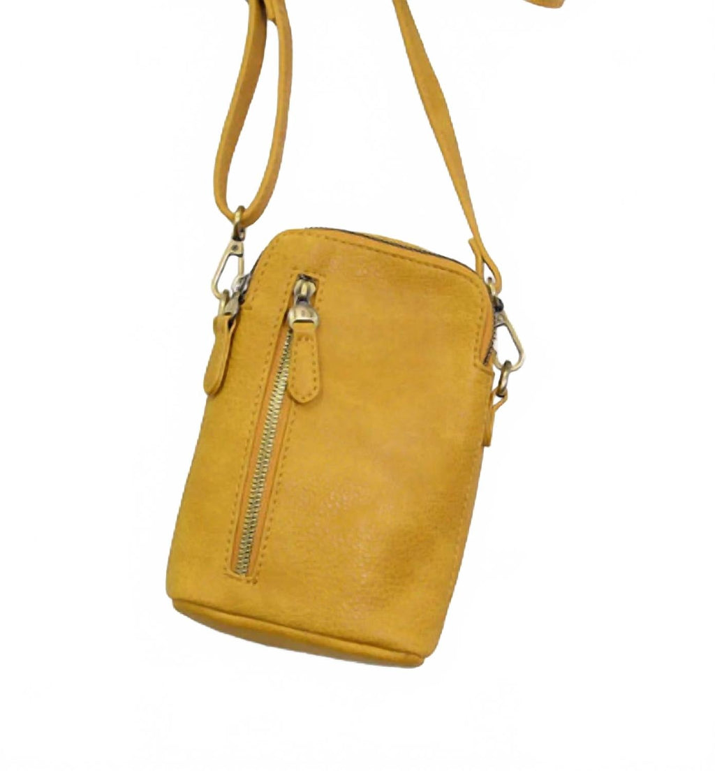 Women's Jolene Crossbody Phone Bag In Mustard