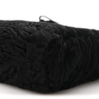 Persian Lamb Fur Tote Black