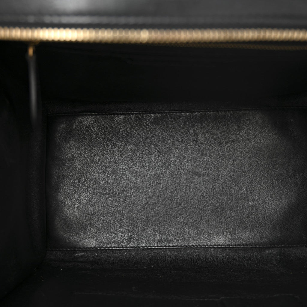 Velluto Calfskin Mini Tri-Color Luggage Vanilla