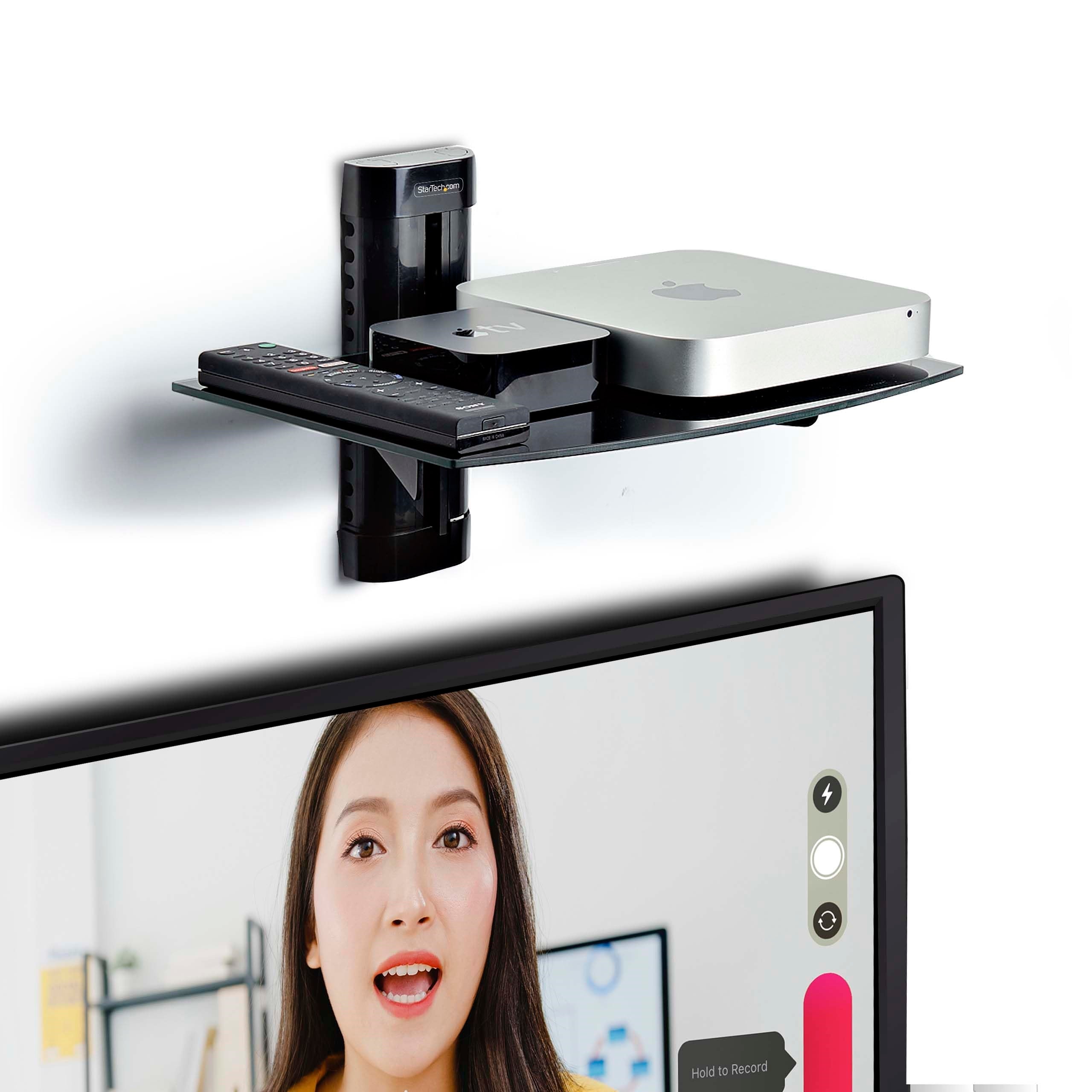 Floating Wall-Mounted AV Shelf,