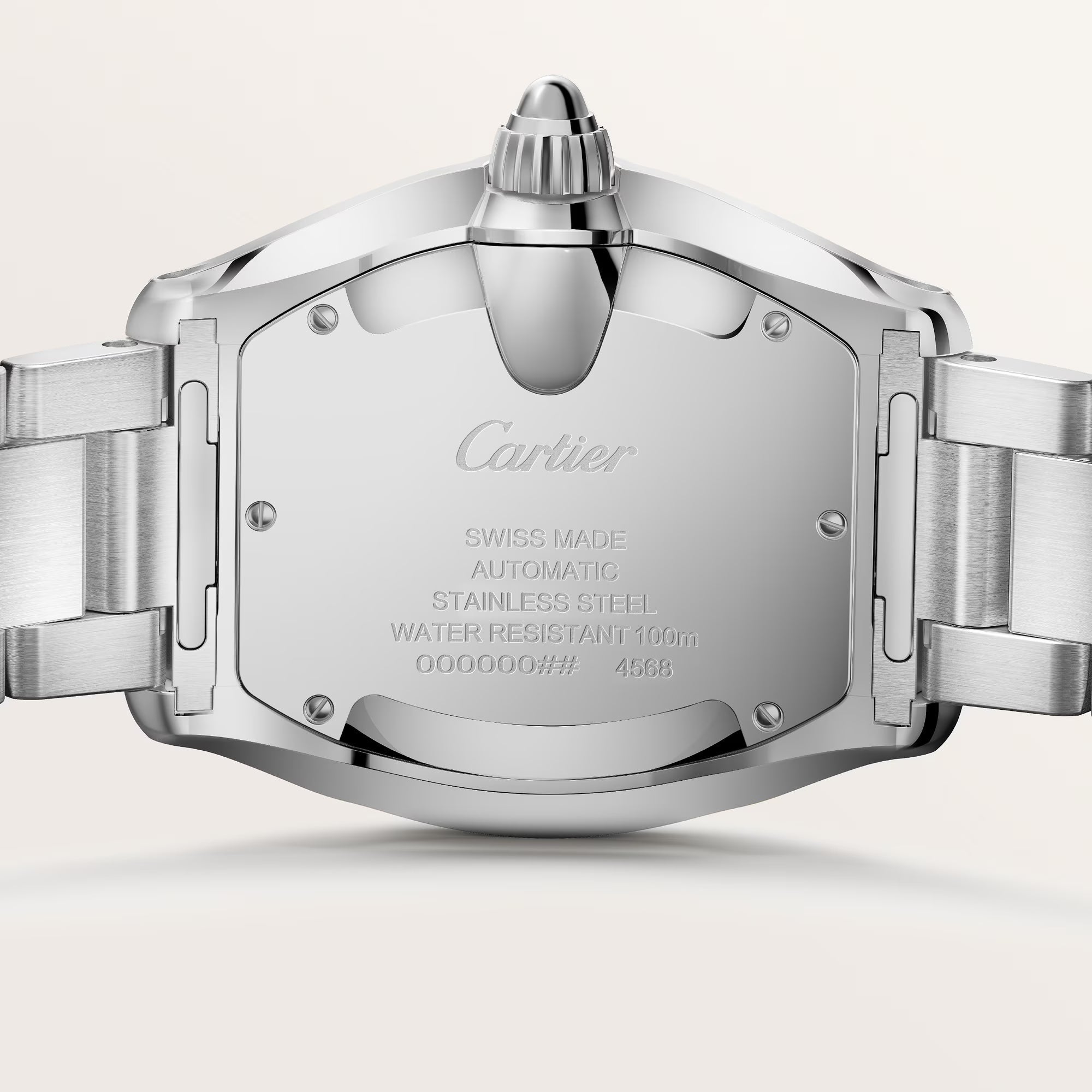 Roadster Large Model | 39mm, Stainless Steel, Silver Dial