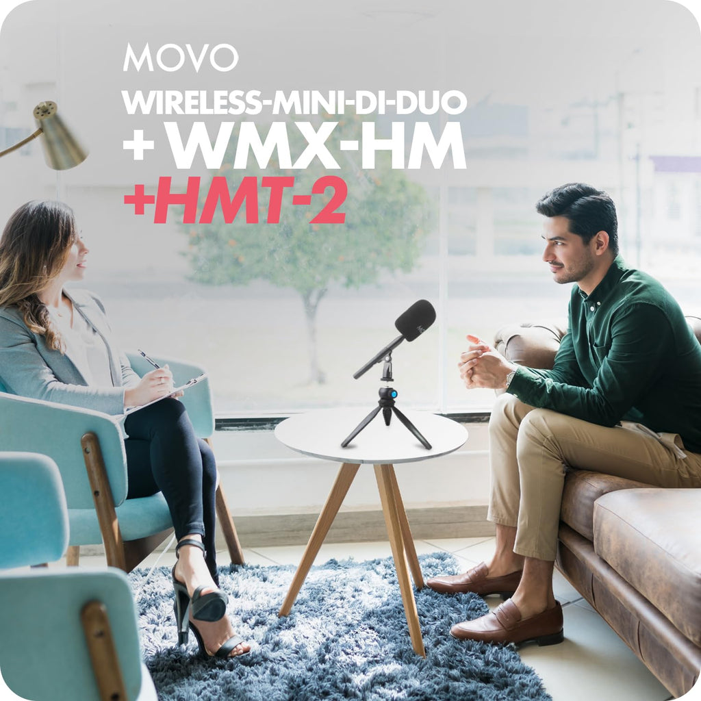 Movo Wireless Mini Mic Podcast Bundle Lightning