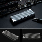 M.2 2280 SSD Heat Sink Aluminum Sheet Thermal Wafer Cooling Heat Sink Radiator