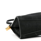 Suede Le Click East West Small Bag Black