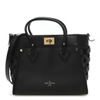 Calfskin Monogram Tufting On My Side Black