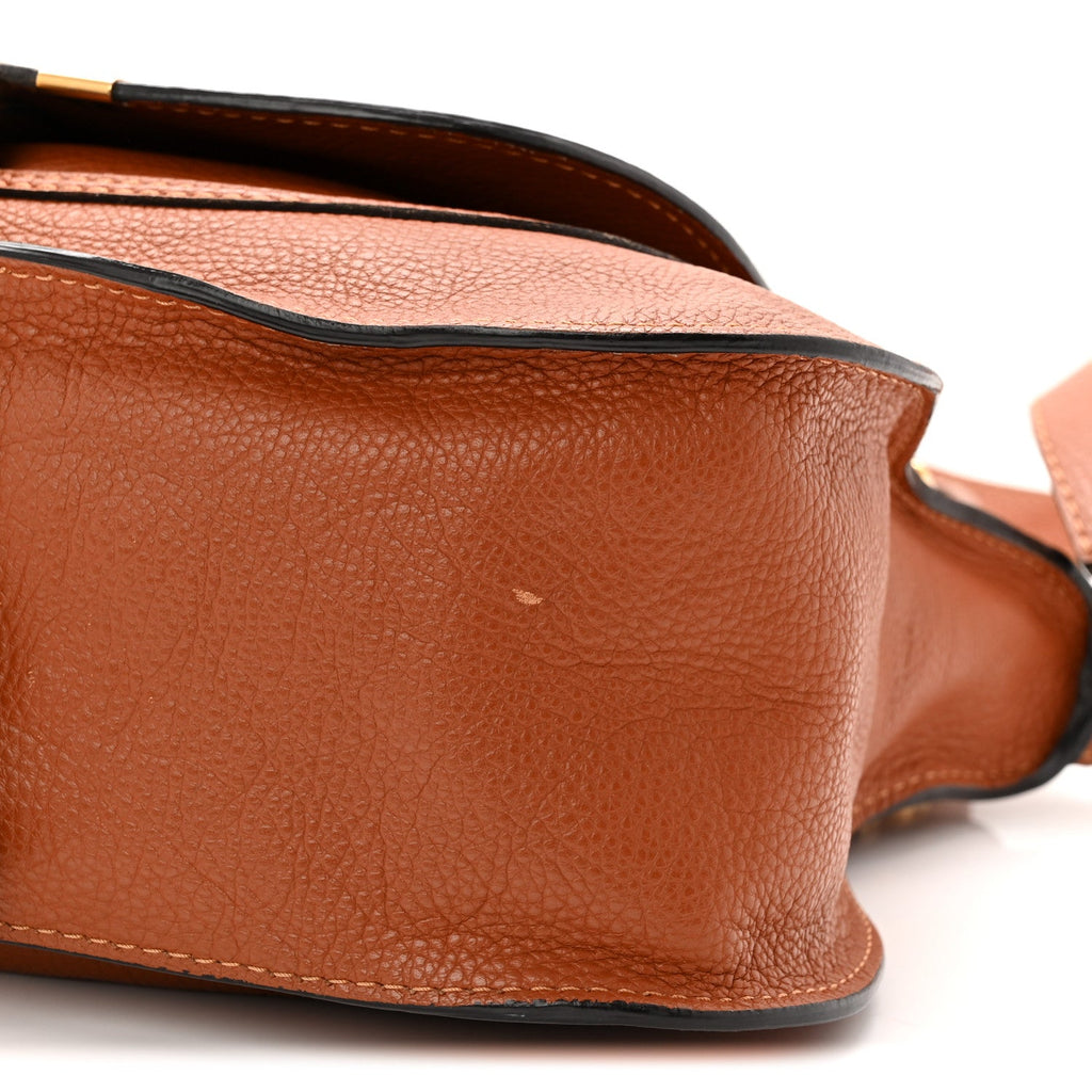 Calfskin Braided Medium Marcie Double Carry Tan