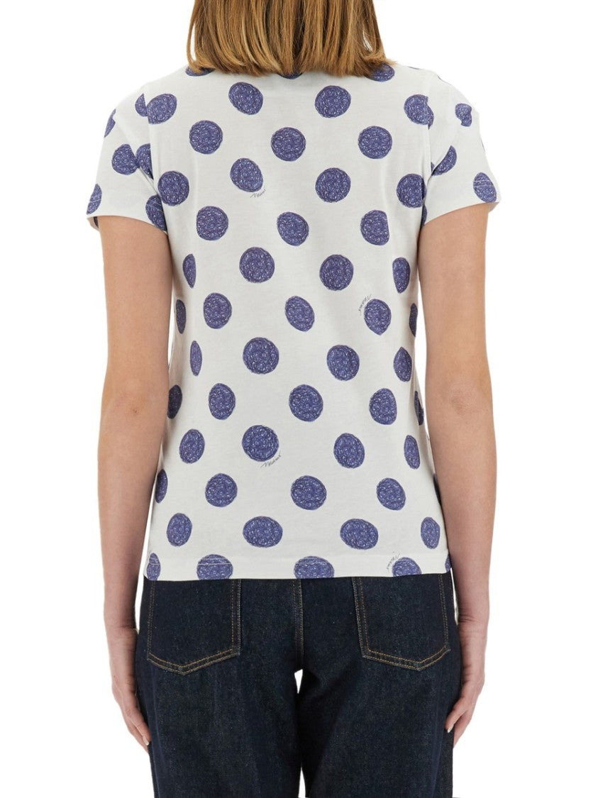 "Ballpoint Pen Polka Dots" T-Shirt