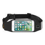 Reiko Running Sport Belt For Iphone 7 Plus/ 6S Plus Or 5.5 Inches Device With Two Pockets In Black (5.5X5.5 Inches)