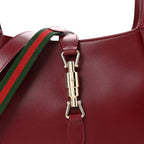 Ancora Calfskin Web Medium Jackie 1961 Hobo Rosso